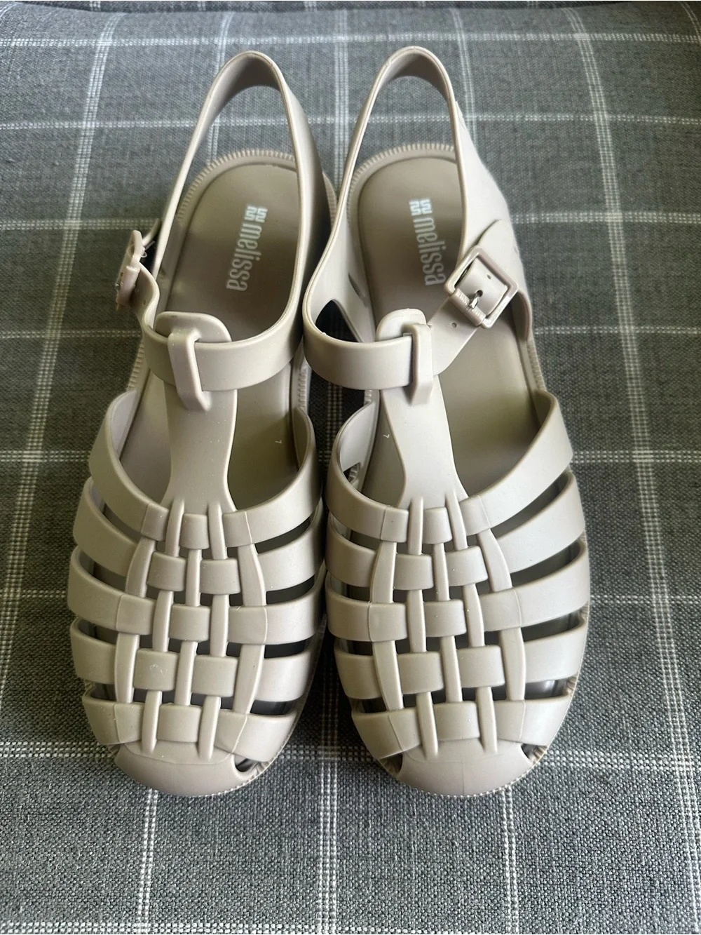 MELISSA Possession Scented Jelly shoes Women’s Size 8 Beige - Picture 3 of 13